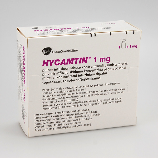 HYCAMTIN, 1 mg, milteliai infuzinio tirpalo koncentratui, N1  paveikslėlis
