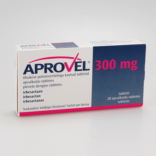 APROVEL, 300 mg, tabletės, N28  paveikslėlis