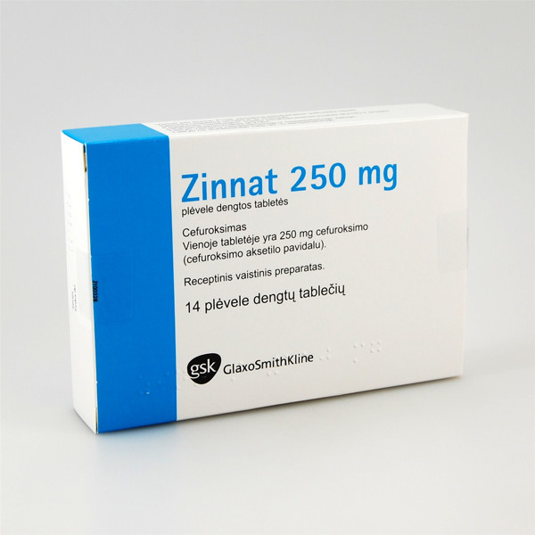 ZINNAT, 250 mg, plėvele dengtos tabletės, N14  paveikslėlis