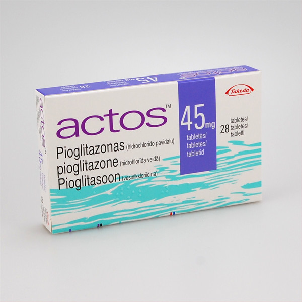 ACTOS, 45 mg, tabletės, N28  paveikslėlis