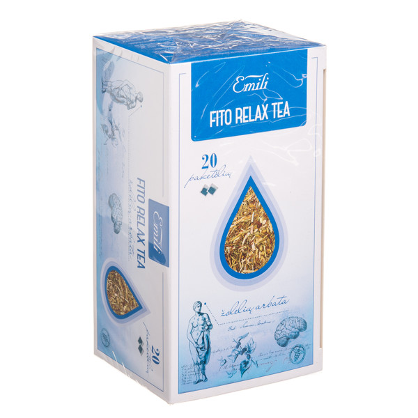 EMILI FITO RELAX TEA, žolelių arbata, 1,5 g, 20 vnt. paveikslėlis