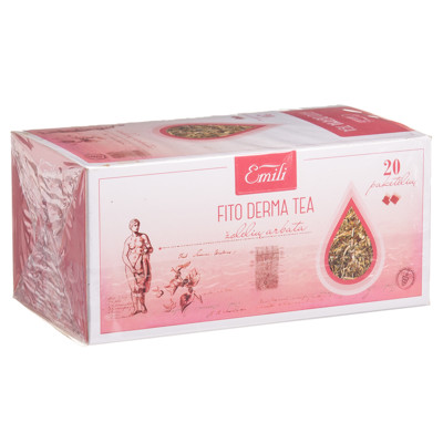 EMILI FITO DERMA TEA, žolelių arbata, 1,5 g, 20 vnt. paveikslėlis