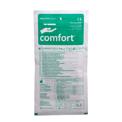 COMFORT, sterilios chirurginės pirštinės, Nr. 6,5, 2 vnt. paveikslėlis