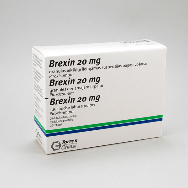 BREXIN, 20 mg, milteliai geriamajam tirpalui, N20  paveikslėlis