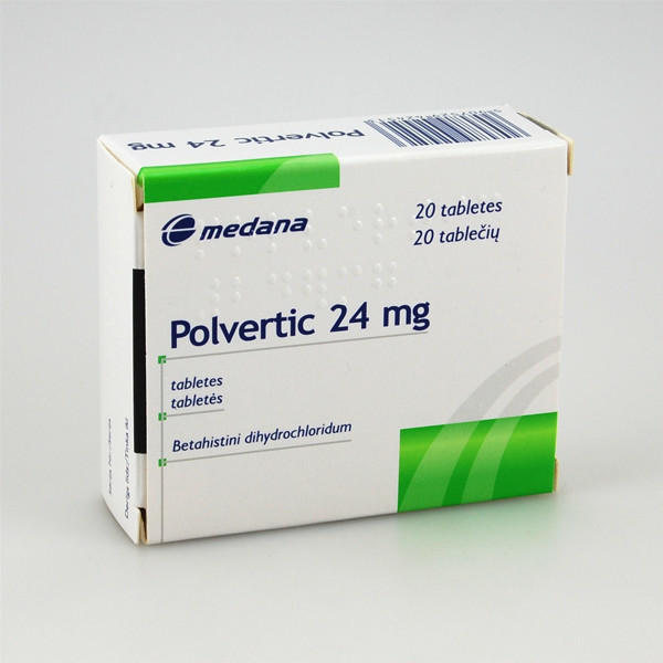 POLVERTIC, 24 mg, tabletės, N20 paveikslėlis