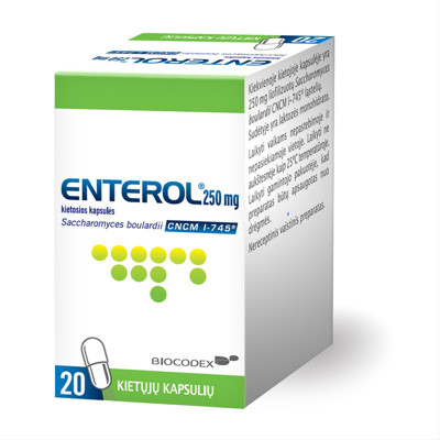 ENTEROL, 250 mg, kietosios kapsulės, N20 paveikslėlis