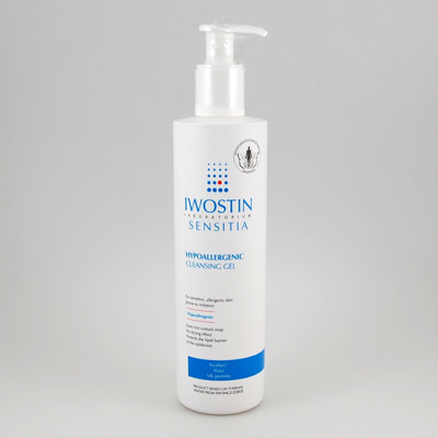 IWOSTIN SENSITIA, prausimosi gelis, alergiškai odai, 300 ml paveikslėlis
