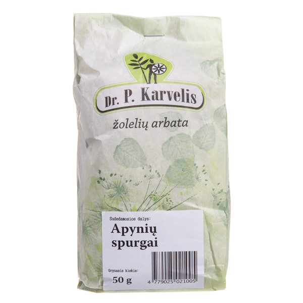 DR. P. KARVELIS APYNIŲ SPURGAI, žolelių arbata, 50 g paveikslėlis