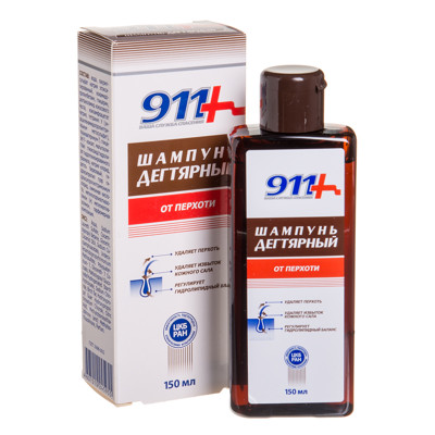 911, degutinis šampūnas nuo pleiskanų, 150 ml paveikslėlis