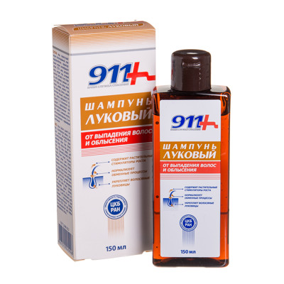 911, svogūninis šampūnas nuo plaukų slinkimo, 150 ml paveikslėlis