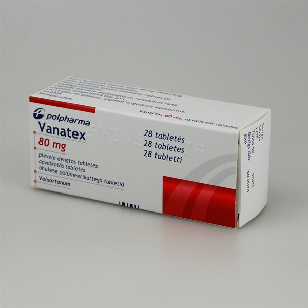 VANATEX, 80 mg, plėvele dengtos tabletės, N28 paveikslėlis