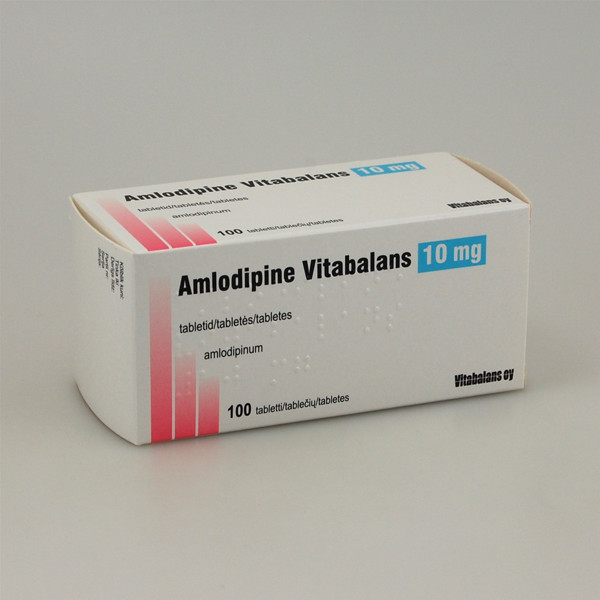 AMLODIPINE VITABALANS, 10 mg, tabletės, N100  paveikslėlis