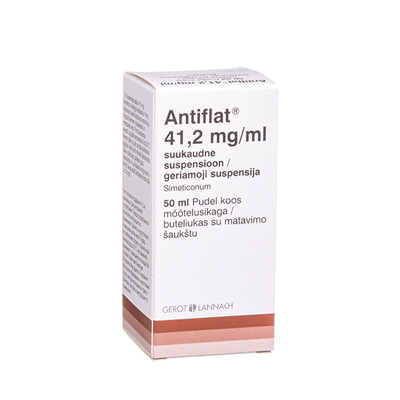 ANTIFLAT, 41,2 mg/ml, geriamoji suspensija, 50 ml paveikslėlis