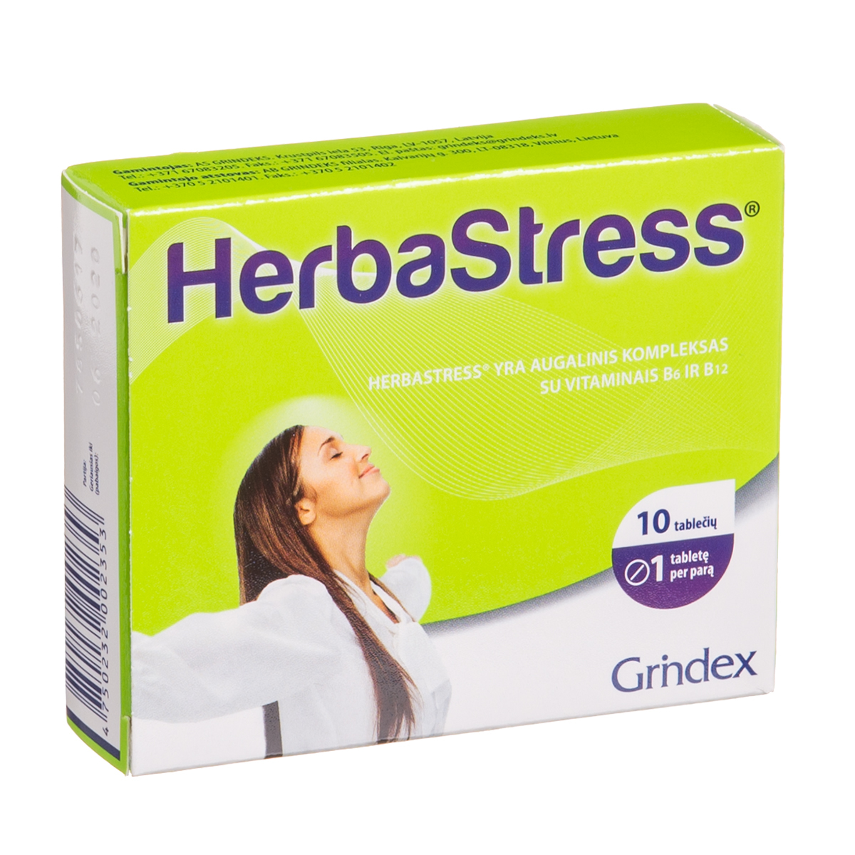 HERBASTRESS, 10 tablečių