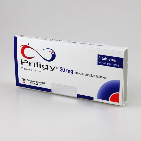 PRILIGY, 30 mg, plėvele dengtos tabletės, N3 paveikslėlis