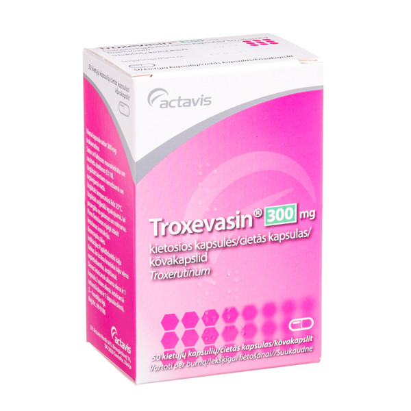 TROXEVASIN, 300 mg, kietosios kapsulės, N50 paveikslėlis