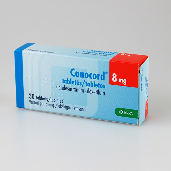 CANOCORD, 8 mg, tabletės, N30  paveikslėlis