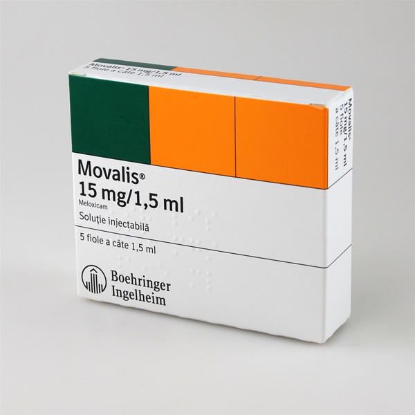MOVALIS, 15 mg/1,5 ml, injekcinis tirpalas, (l.imp.), 1,5 ml, N5  paveikslėlis