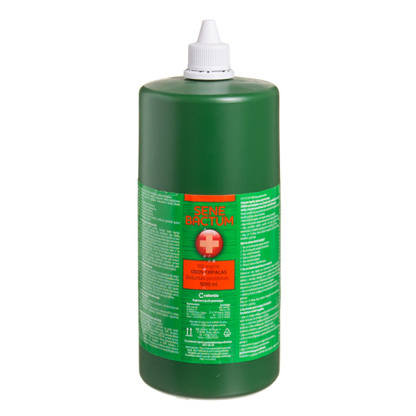SENEBACTUM, 100 mg/ml, odos tirpalas, lašintuvas, 1000 ml  paveikslėlis