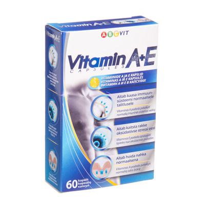 ABC VIT, vitaminas A ir E, 60 kapsulių  paveikslėlis