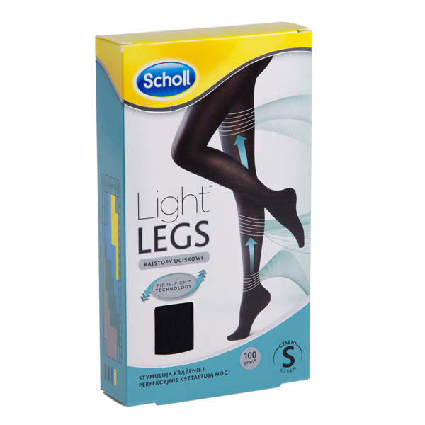SCHOLL LIGHT LEGS S, juodos kompresinės pėdkelnės, 60 DEN paveikslėlis