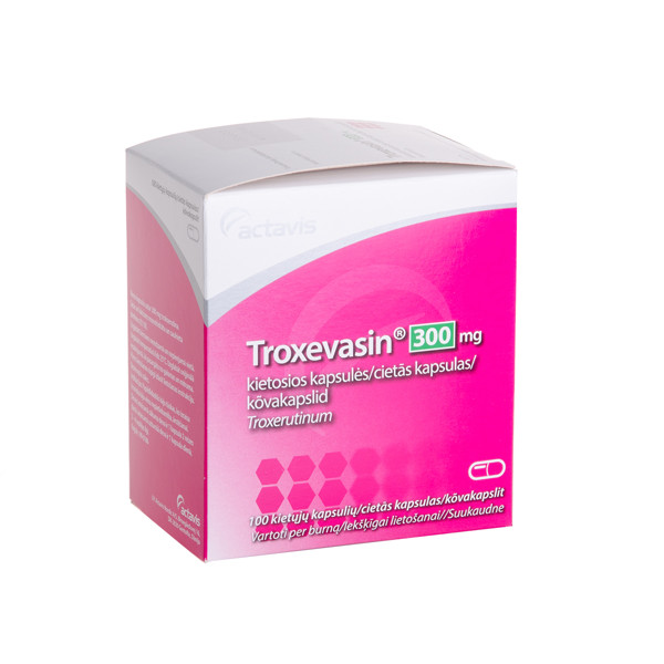 TROXEVASIN, 300 mg, kietosios kapsulės, N100 paveikslėlis