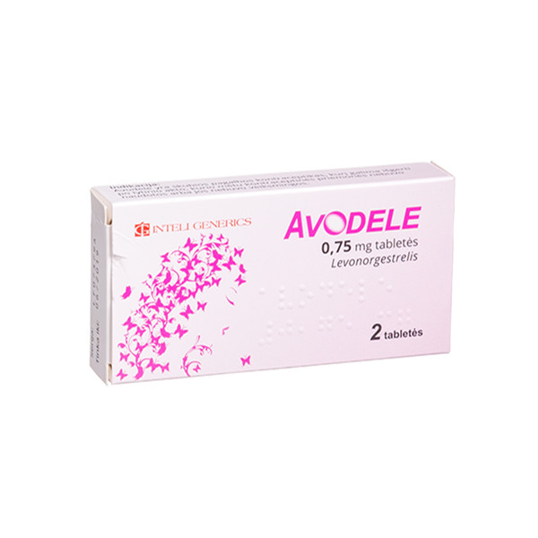 AVODELE, 0,75 mg, tabletės, N2  paveikslėlis