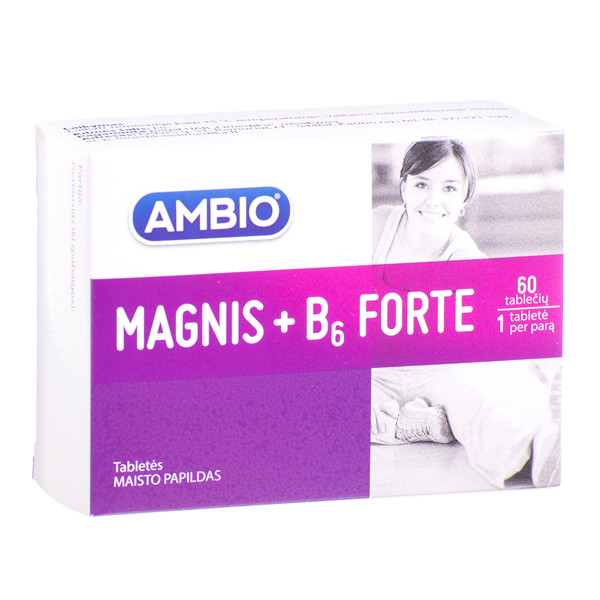 AMBIO MAGNIS + B6 FORTE, 60 tablečių paveikslėlis