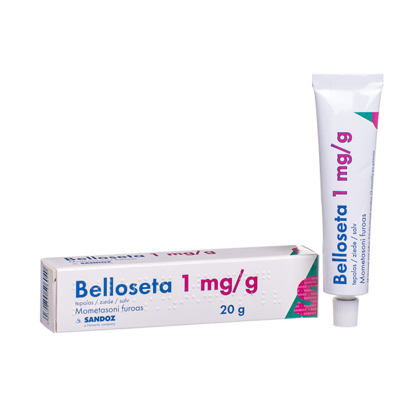 BELLOSETA, 1 mg/g, tepalas, 20 g paveikslėlis