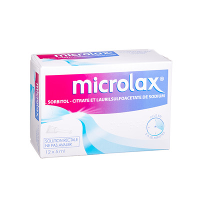 MICROLAX, 625 mg/90 mg/9 mg/ml, tiesiosios žarnos tirpalas, (l.imp.), 5 ml, N12  paveikslėlis