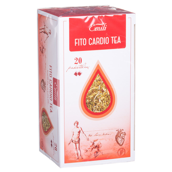EMILI FITO CARDIO TEA, arbata, 1,5 g, 20 vnt. paveikslėlis