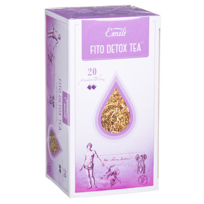 EMILI FITO DETOX TEA, arbata, 1,5 g, 20 vnt. paveikslėlis