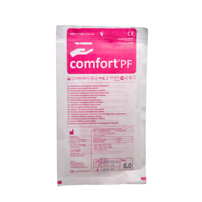 COMFORT, sterilios pirštinės be pudros, Nr. 6, 2 vnt. paveikslėlis