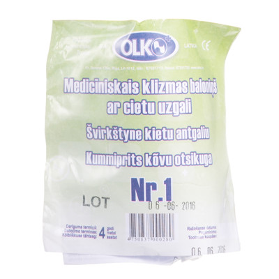 OLKO, švirkštynė (kriaušė klizmavimui), kietas antgalis, medicininė, Nr.1 paveikslėlis