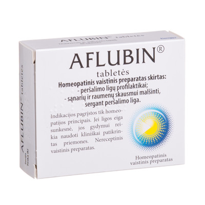AFLUBIN, tabletės, N48 paveikslėlis