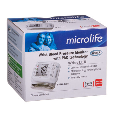 MICROLIFE BASIC BP W1, automatinis kraujospūdžio matuoklis, riešinis paveikslėlis