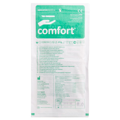 COMFORT, sterilios chirurginės pirštinės, Nr. 8, 2 vnt. paveikslėlis
