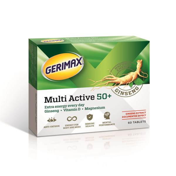 GERIMAX MULTI ACTIVE 50+, 60 tablečių paveikslėlis
