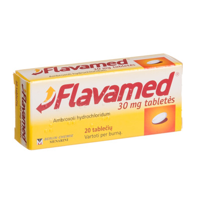 FLAVAMED, 30 mg, tabletės, N20  paveikslėlis