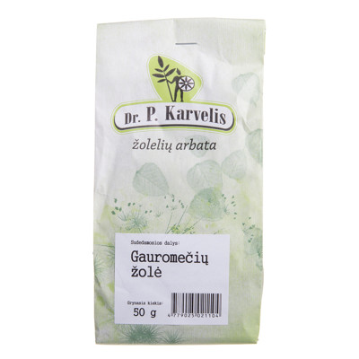 DR. P. KARVELIS GAUROMEČIŲ ŽOLĖ, žolelių arbata, 50 g paveikslėlis