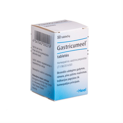 GASTRICUMEEL, tabletės, N50  paveikslėlis
