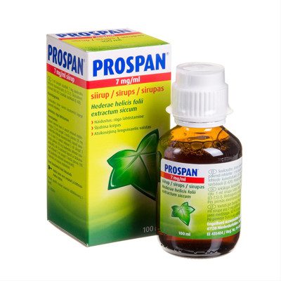 PROSPAN, 7 mg/ml, sirupas, 100 ml  paveikslėlis