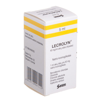LECROLYN, 40 mg/ml, akių lašai (tirpalas), 5 ml  paveikslėlis