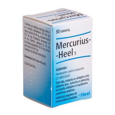 MERCURIUS-HEEL S, tabletės, N50  paveikslėlis