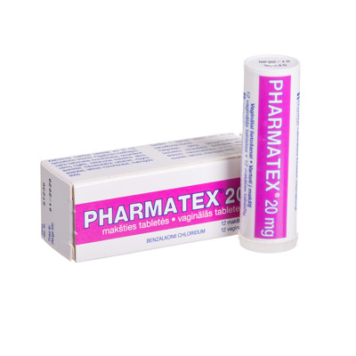 PHARMATEX, 20 mg, makšties tabletės, N12  paveikslėlis