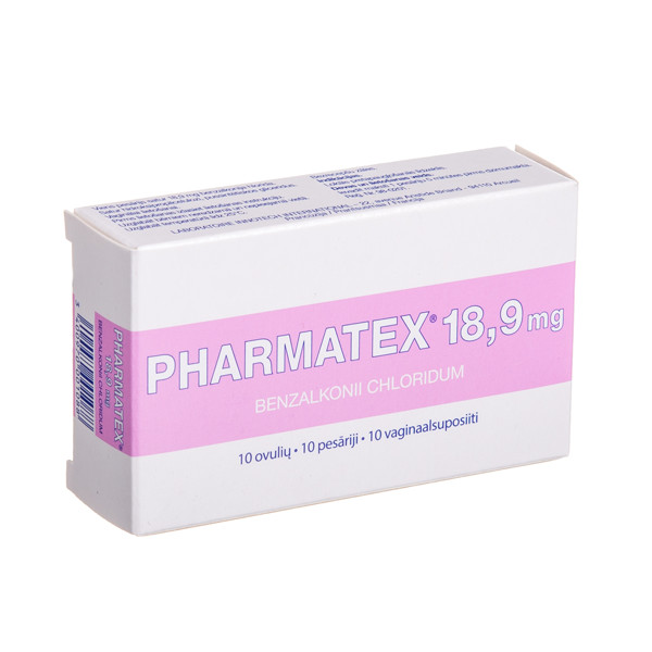 PHARMATEX, 18,9 mg, ovulės, N10  paveikslėlis
