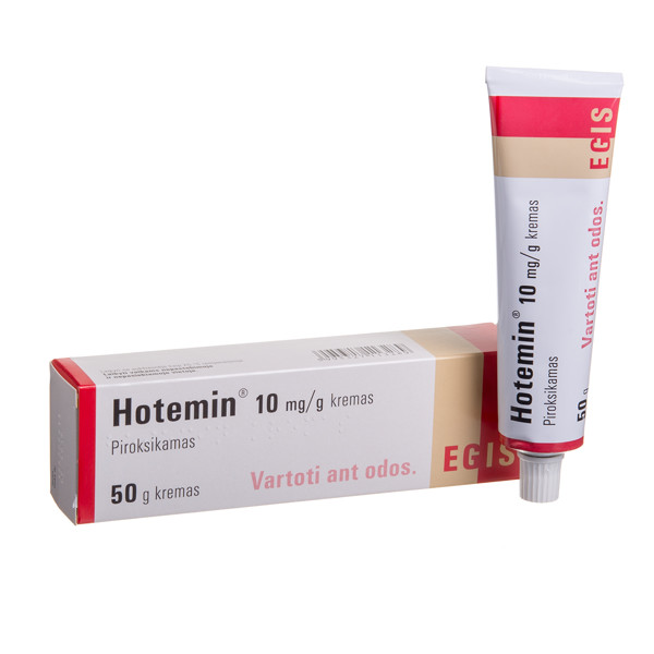 HOTEMIN, 10 mg/g, kremas, 50 g  paveikslėlis