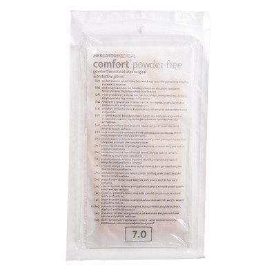 COMFORT, sterilios pirštinės be pudros, Nr. 7, 2 vnt. paveikslėlis
