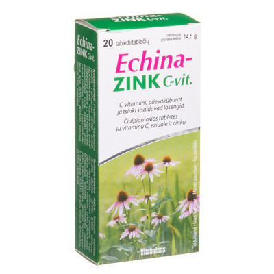 ECHINA-ZINC C-vit., 20 tablečių paveikslėlis