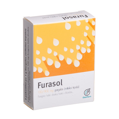 FURASOL, 100/900 mg, gargalas, milteliai tirpalui, N5 paveikslėlis